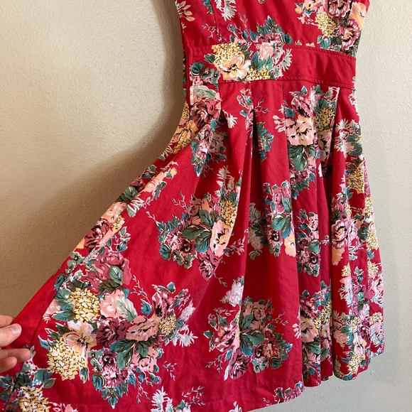 A-Line Floral Midi Dress - Picture 11 of 16